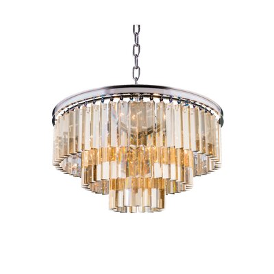 astrid capiz round chandelier