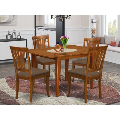 carlsen 5 piece solid wood dining set