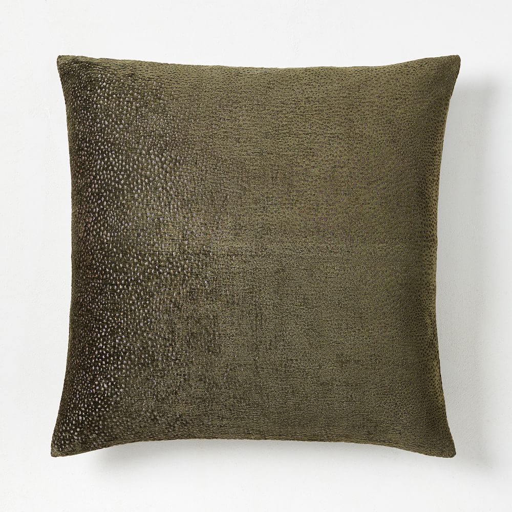 Dotted Chenille Jacquard Pillow Cover - Clearance