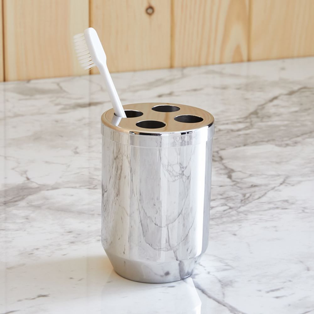 Caspian Metal Toilet Brush Holder