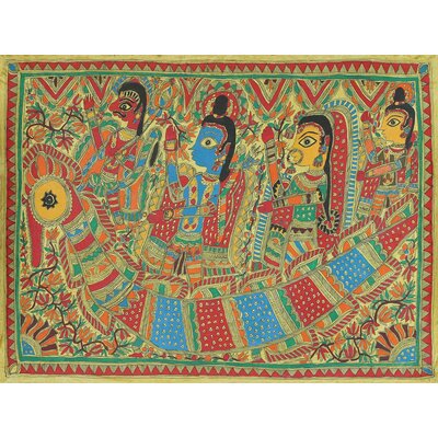 'The Journey Madhubani' Painting - Wayfair | Havenly