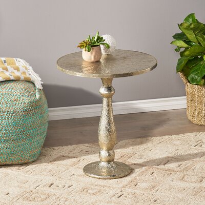 dollison pedestal end table