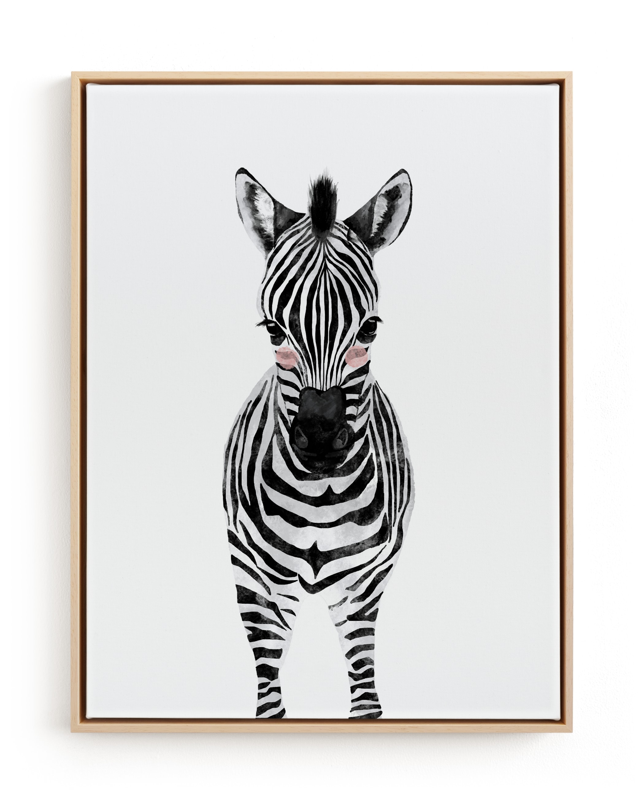 Baby Animal.zebra Children's Art Print - Minted | Havenly