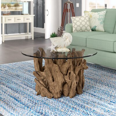 cindi driftwood coffee table