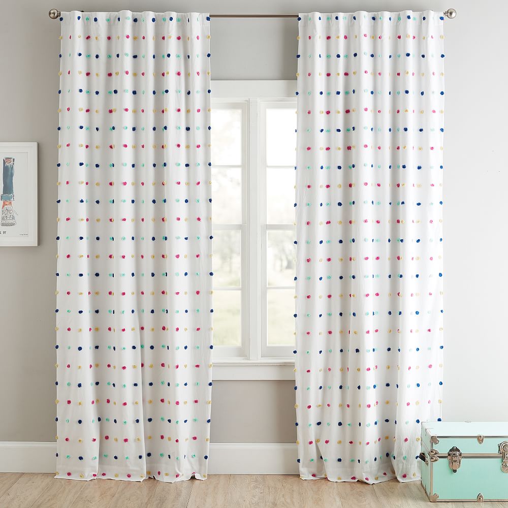 Soaring Starlings Curtain - Anthropologie | Havenly