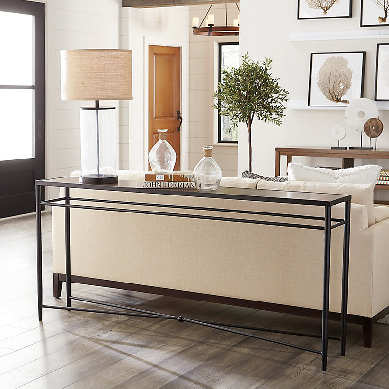 Lindale Long Console Table Ballard, Mosier Transitional Console Table
