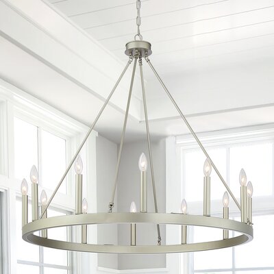 skerry 6 light drum chandelier