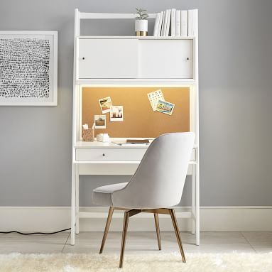 mid century smart wall desk