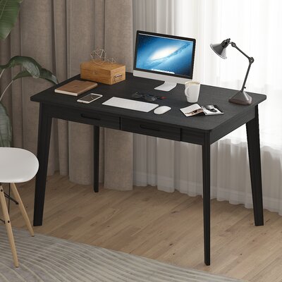 slim computer table