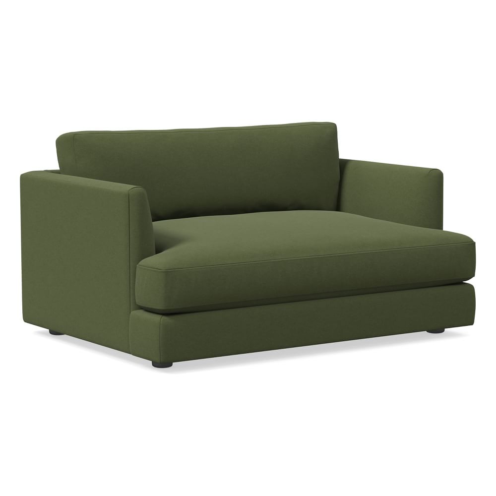 Haven Twin Sleeper, Trillium, Performance Velvet, Tarragon - West Elm ...