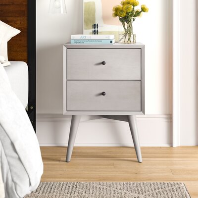 parocela 2 drawer nightstand