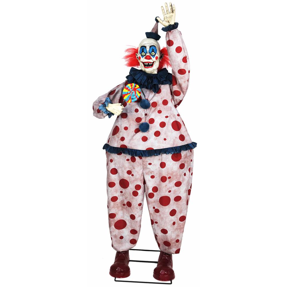 Home Accents Holiday 6 ft. Life-Sized Animated Old Time Clown - Home ...