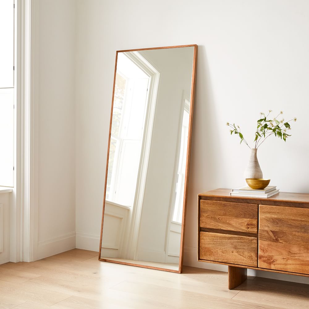 West Elm - Thin Wood Floor Mirror Collection