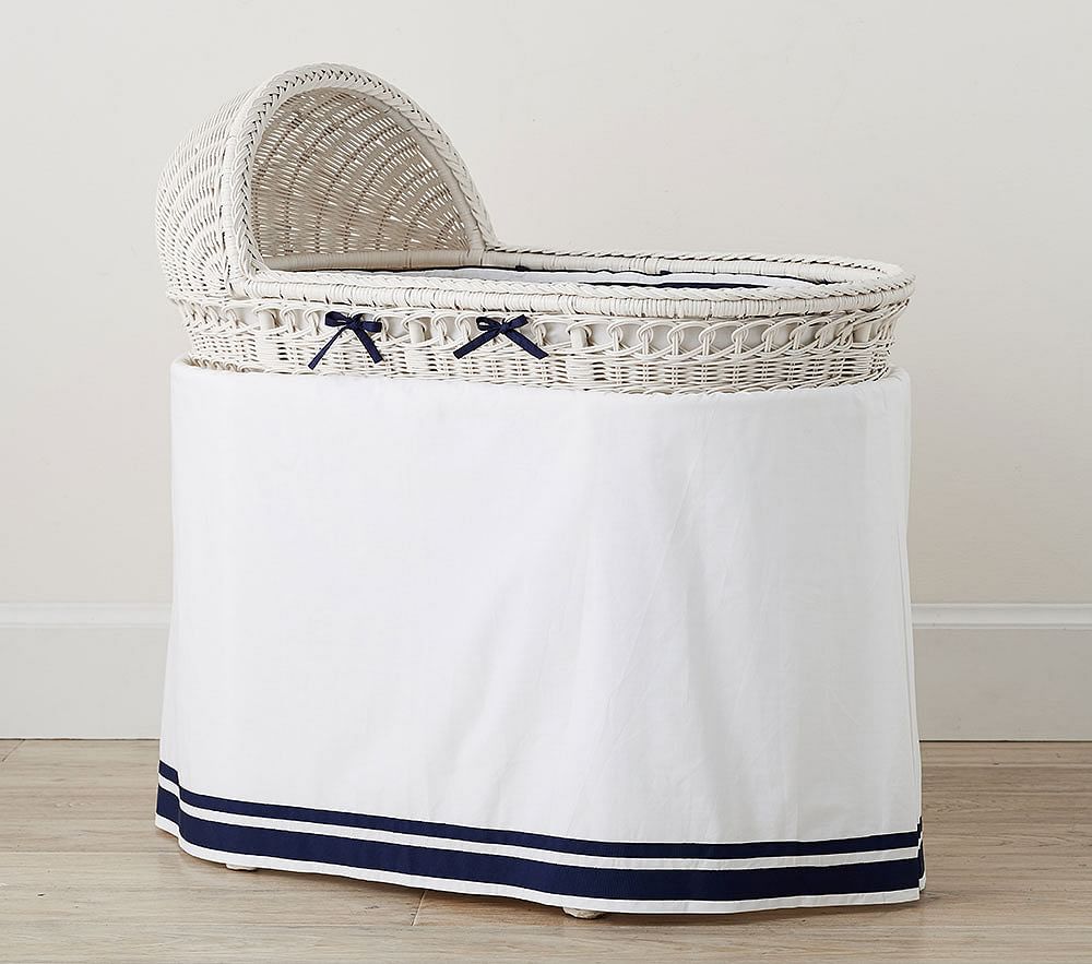 Pottery barn hotsell bassinet bumper