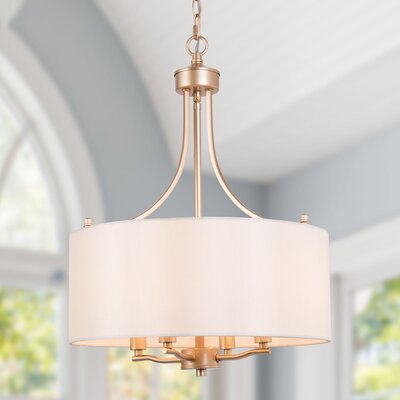 skerry 6 light drum chandelier