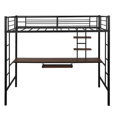 Loft Bed With Desk And Shelf - Wayfair | Havenly