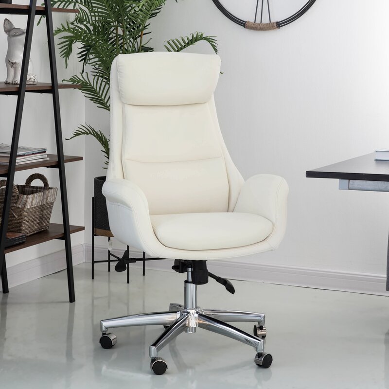 office chair grey and white