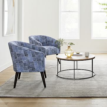 vivie patchwork petite accent chair