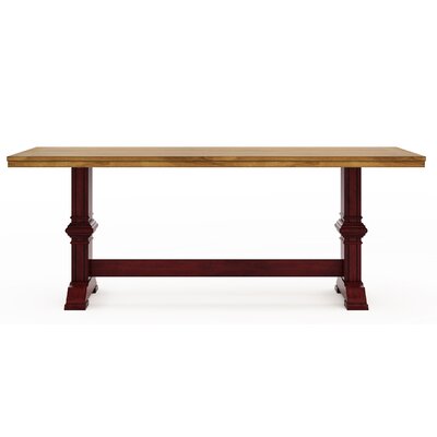 darrah pine solid wood dining table