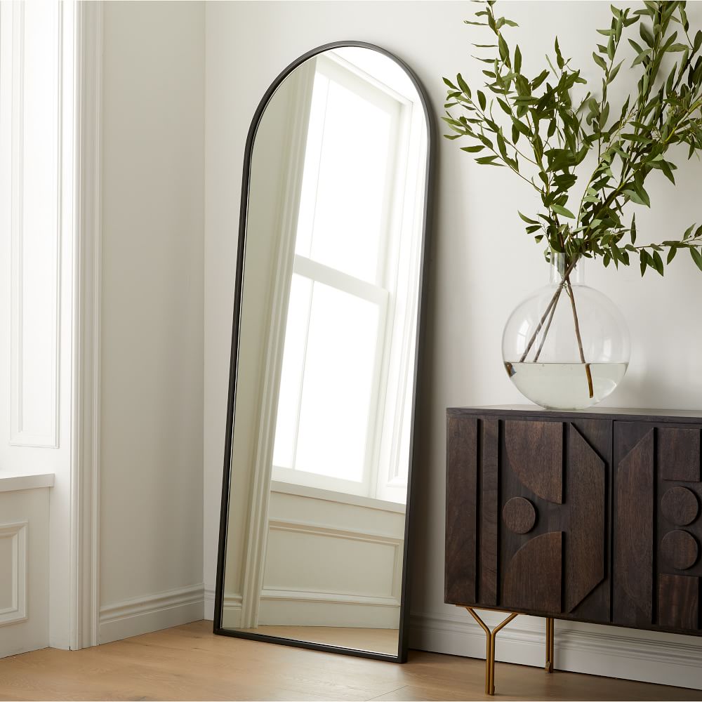 West Elm - Open Box Metal Framed Arched Floor Mirror Collection